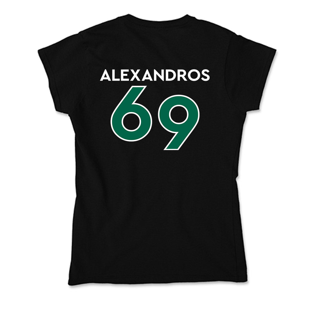 Illinois Wesleyan - NCAA Football : Nici Alexandros - Soft Style Women’s T-Shirt-1