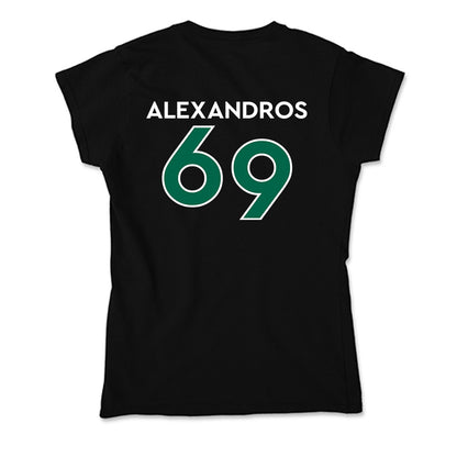 Illinois Wesleyan - NCAA Football : Nici Alexandros - Soft Style Women’s T-Shirt-1