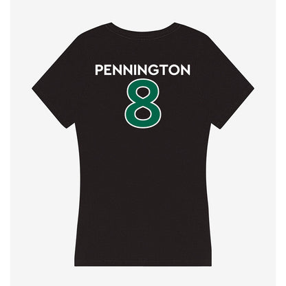 Illinois Wesleyan - NCAA Football : Colton Pennington - Women's V-Neck T-Shirt-1