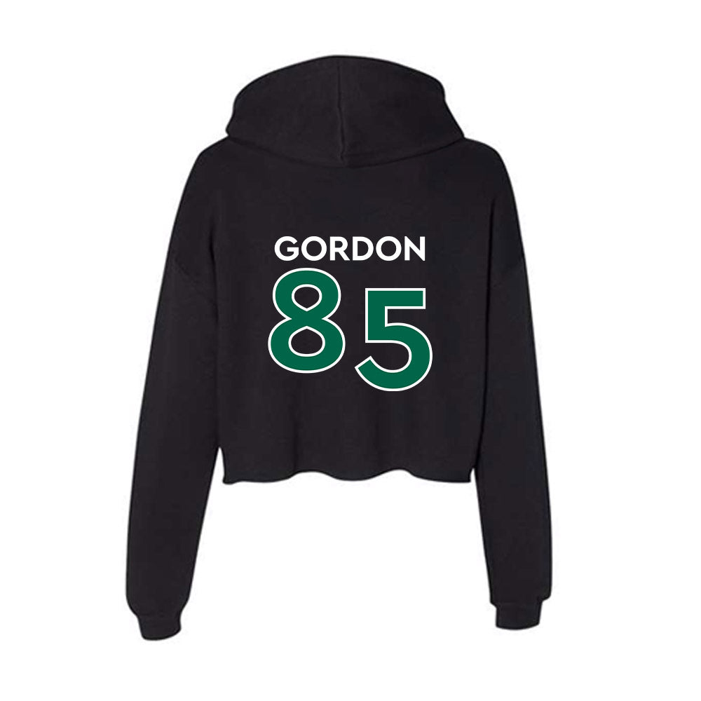 Illinois Wesleyan - NCAA Football : Matthew Gordon - Women's Crop Fleece Hoodie-1