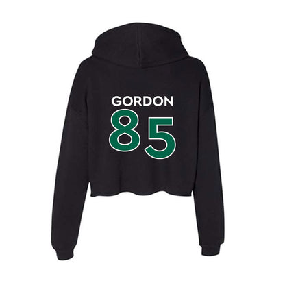 Illinois Wesleyan - NCAA Football : Matthew Gordon - Women's Crop Fleece Hoodie-1
