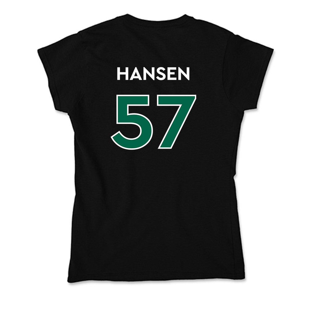 Illinois Wesleyan - NCAA Football : Zach Hansen - Soft Style Women’s T-Shirt-1