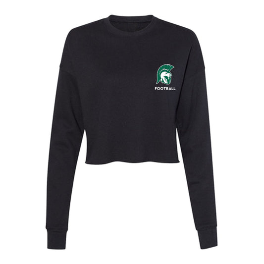 Illinois Wesleyan - NCAA Football : Christos Alexandros - Women's Cropped Crew Fleece-0