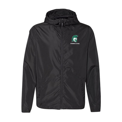 Illinois Wesleyan - NCAA Men's Swimming & Diving : Jacob Nacional - Windbreaker-0