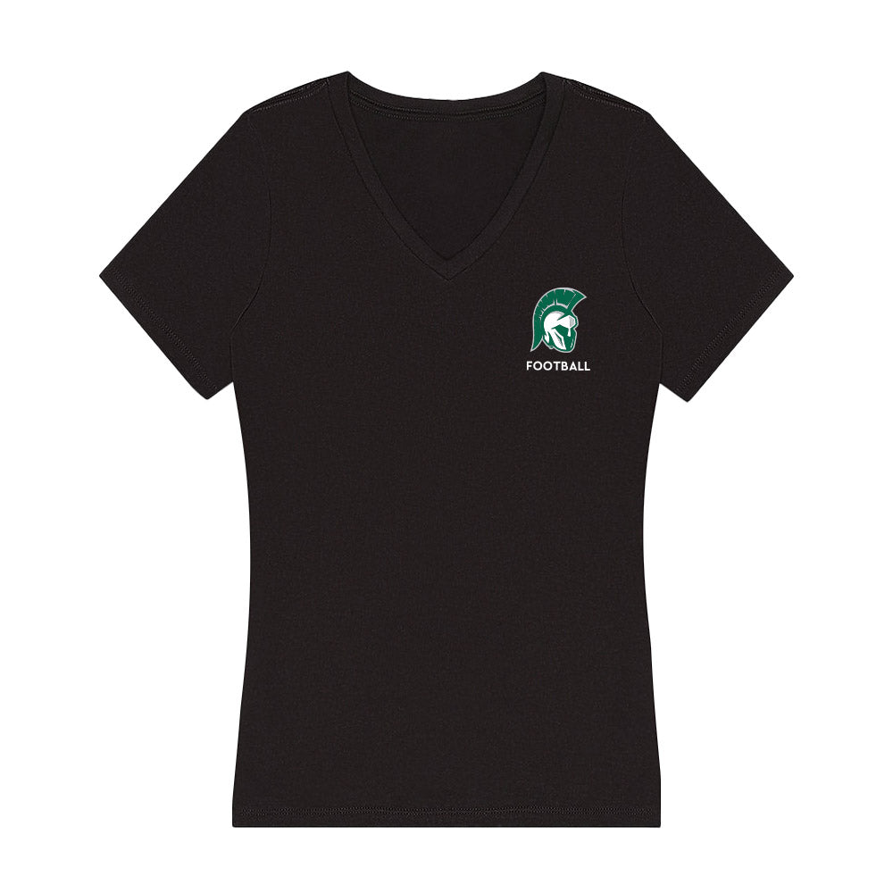 Illinois Wesleyan - NCAA Football : Jack Prairie - Women's V-Neck T-Shirt-0