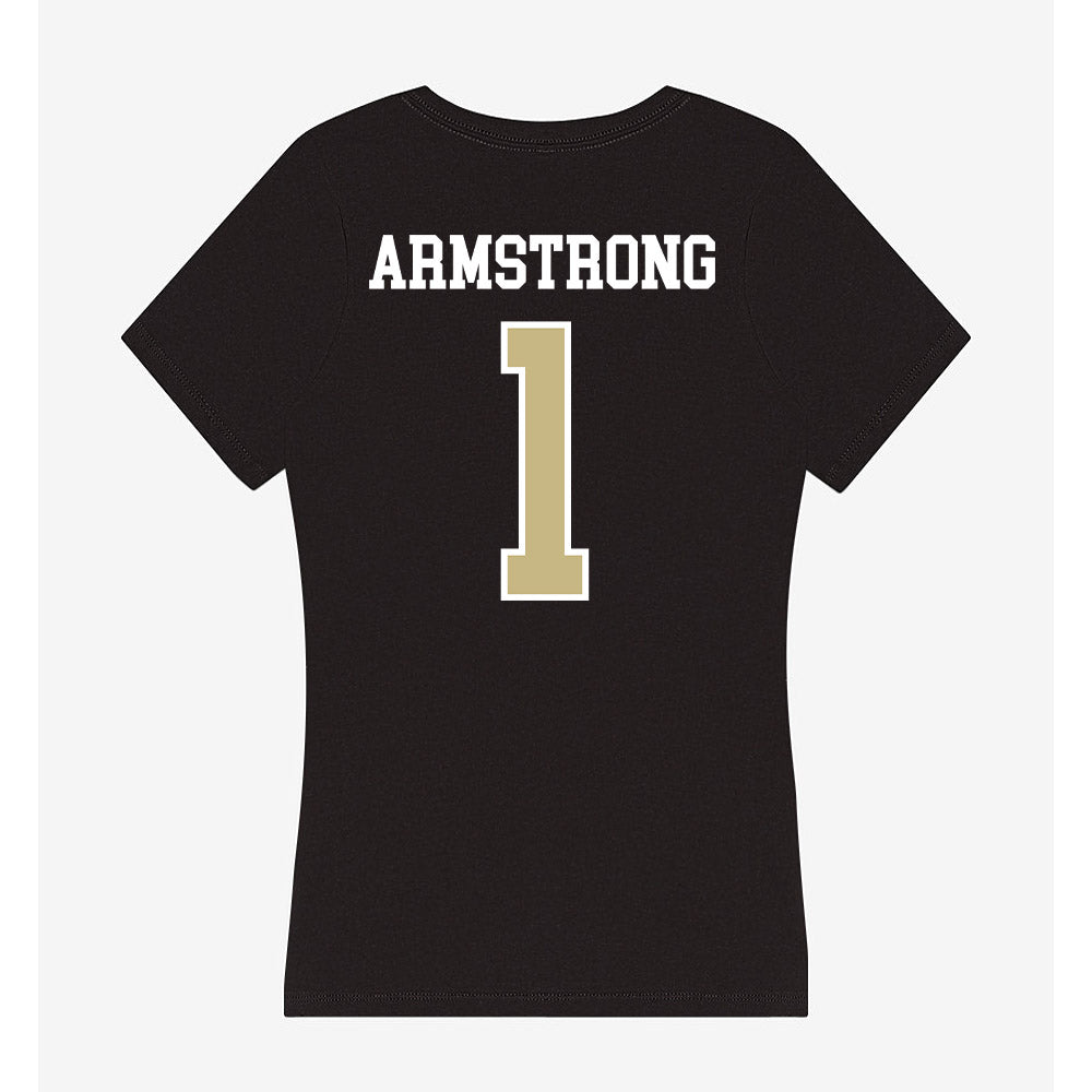 Albion - NCAA Football : Dorian Armstrong - Women's V-Neck T-Shirt-1