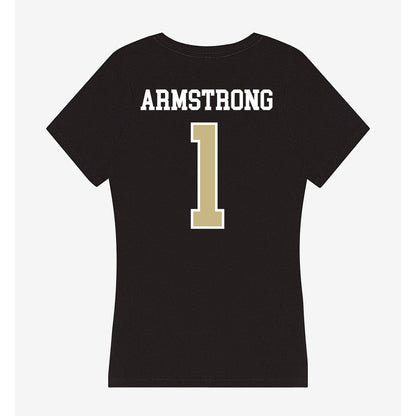 Albion - NCAA Football : Dorian Armstrong - Women's V-Neck T-Shirt-1