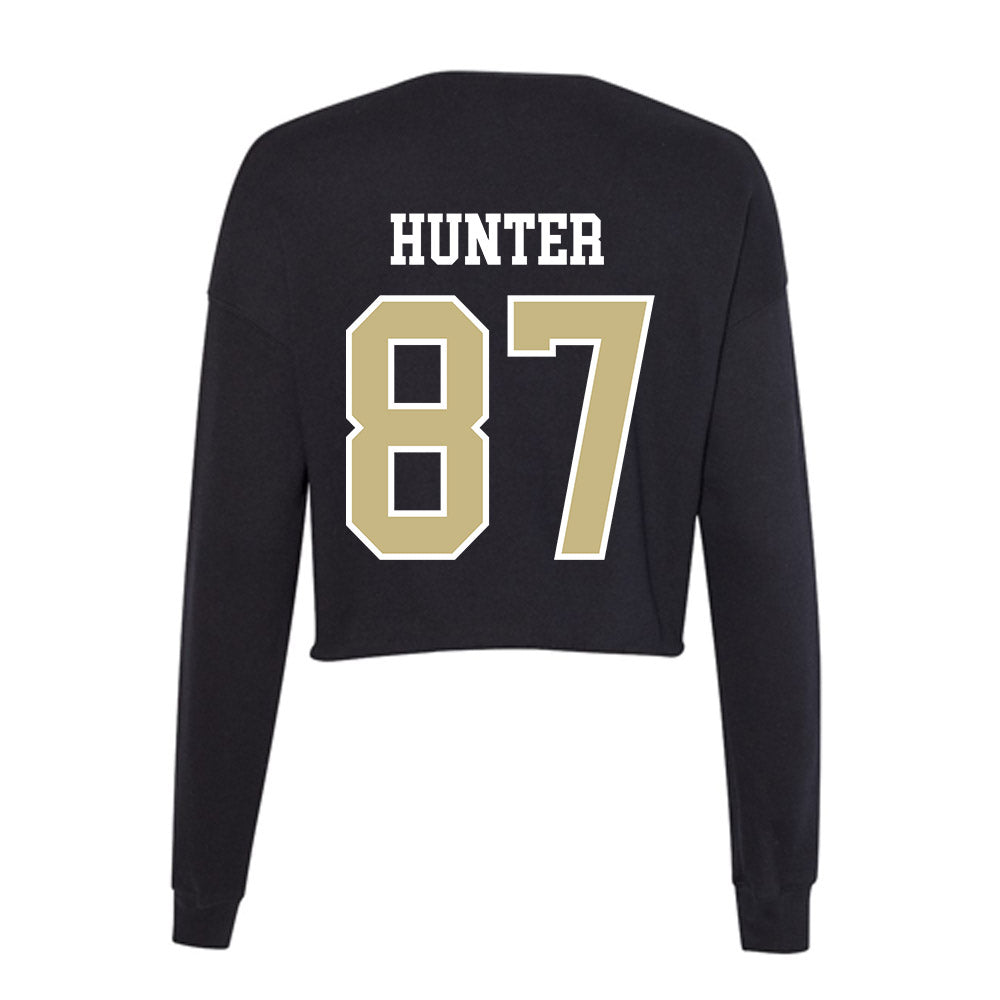 Albion - NCAA Football : Amarr Hunter - Women's Cropped Crew Fleece-1