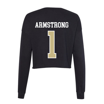 Albion - NCAA Football : Dorian Armstrong - Women's Cropped Crew Fleece-1