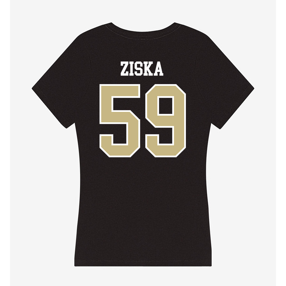 Albion - NCAA Football : Eli Ziska - Women's V-Neck T-Shirt-1