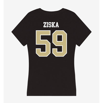Albion - NCAA Football : Eli Ziska - Women's V-Neck T-Shirt-1