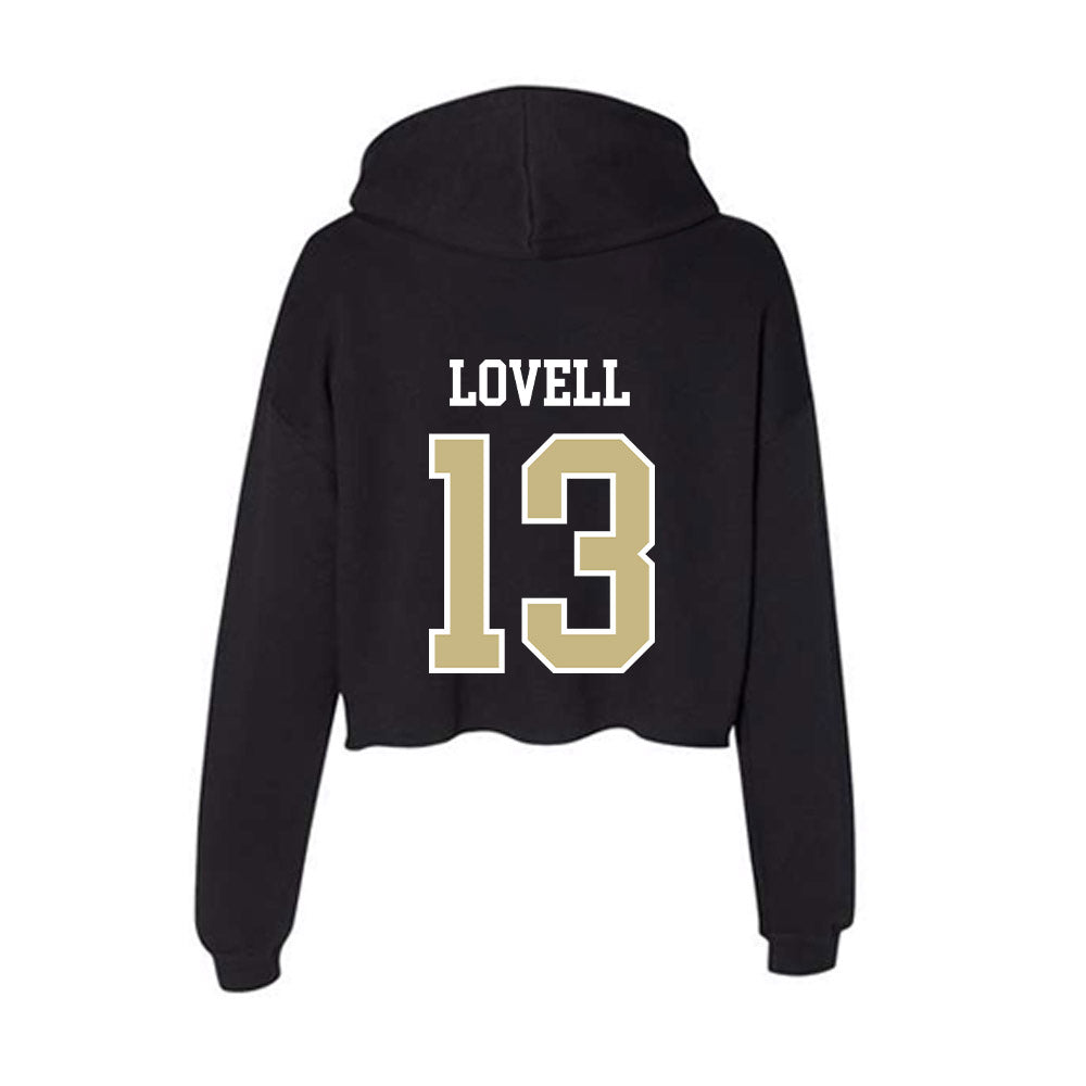 Albion - NCAA Football : George Lovell - Women's Crop Fleece Hoodie-1