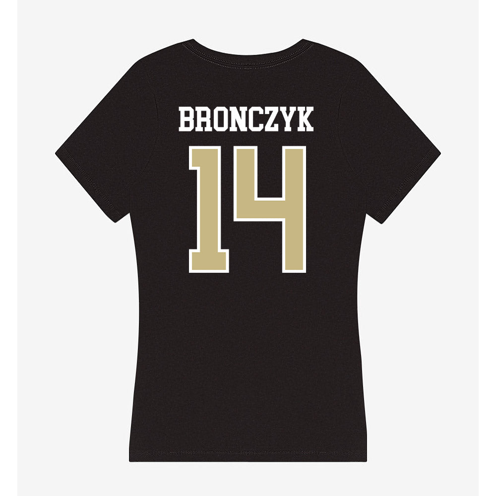 Albion - NCAA Baseball : Tyler Bronczyk - Women's V-Neck T-Shirt-1