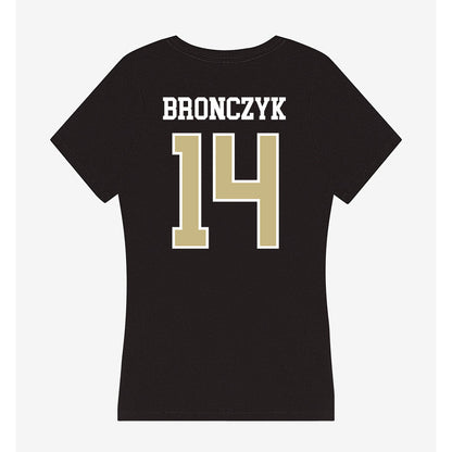 Albion - NCAA Baseball : Tyler Bronczyk - Women's V-Neck T-Shirt-1