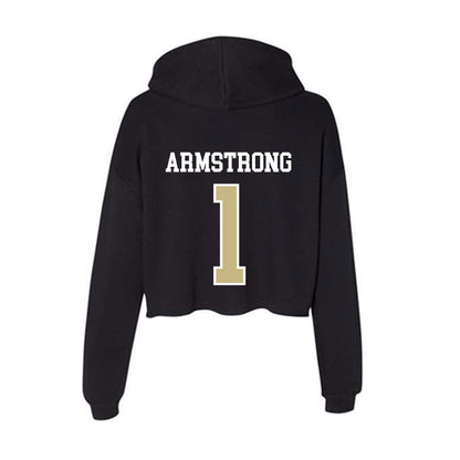 Albion - NCAA Football : Dorian Armstrong - Women's Crop Fleece Hoodie-1