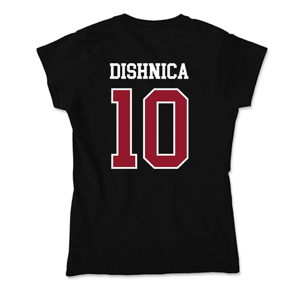 Lafayette College - NCAA Men's Soccer : Samir Dishnica - Soft Style Women’s T-Shirt-1