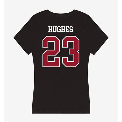Lafayette College - NCAA Women's Soccer : Alle Hughes - Women's V-Neck T-Shirt-1