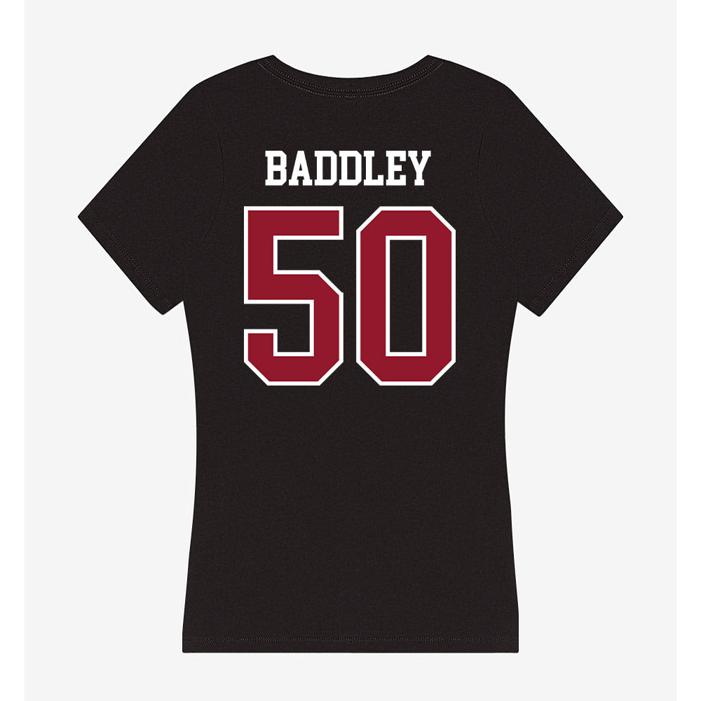 Lafayette College - NCAA Men's Lacrosse : Clayton Baddley - Women's V-Neck T-Shirt-1