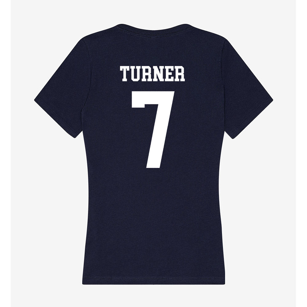 Jackson State - NCAA Men's Track & Field : Dominic Turner - Women's V-Neck T-Shirt-1