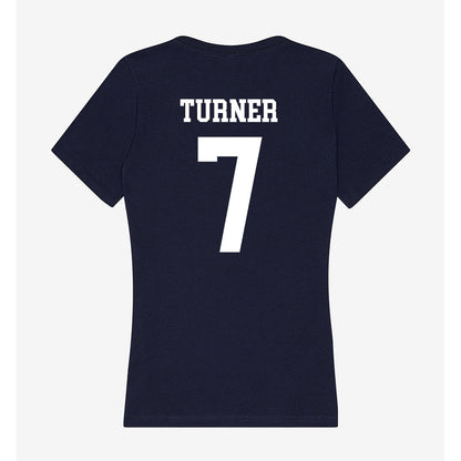 Jackson State - NCAA Men's Track & Field : Dominic Turner - Women's V-Neck T-Shirt-1