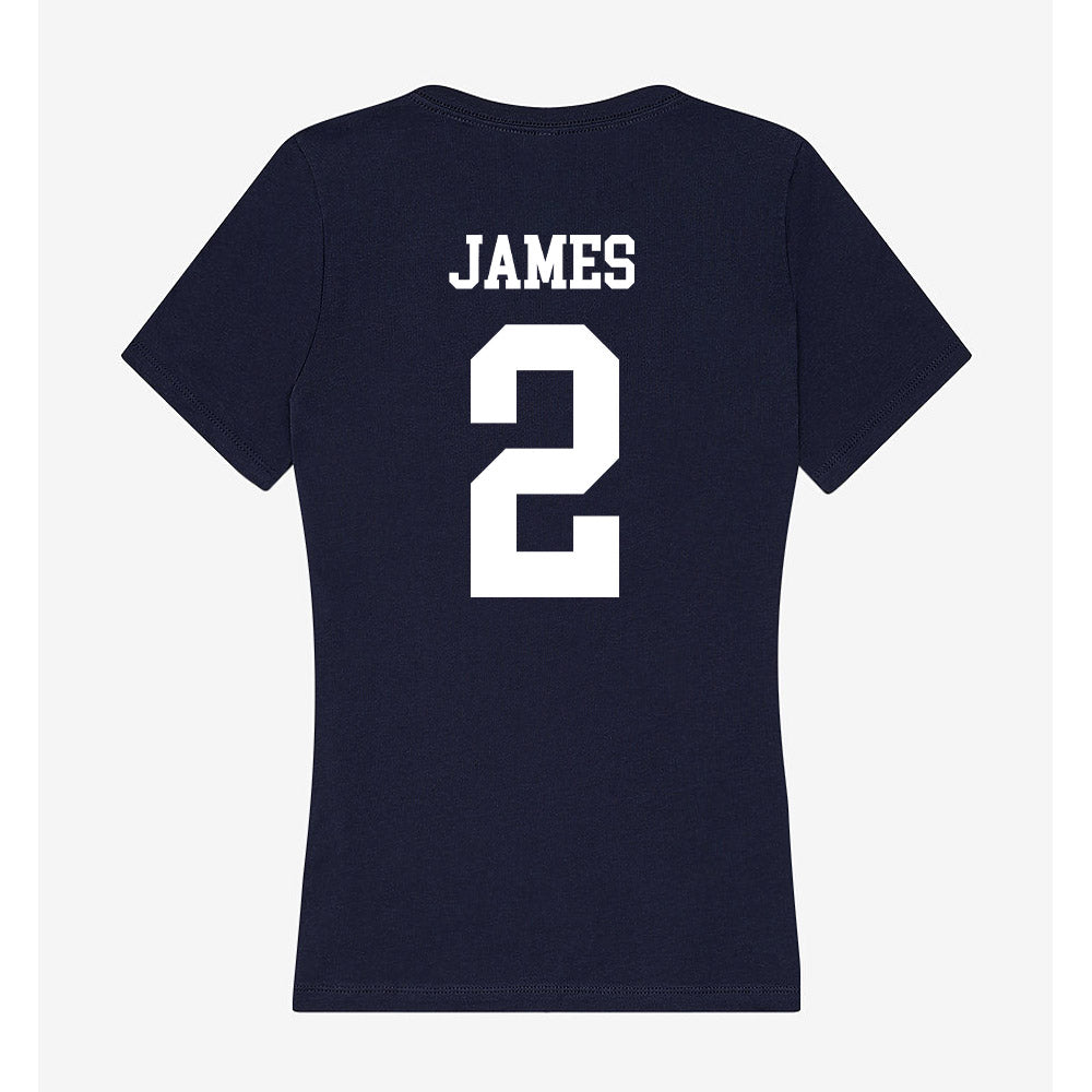 Jackson State - NCAA Women's Volleyball : Jayden James - Women's V-Neck T-Shirt-1