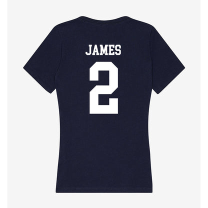 Jackson State - NCAA Women's Volleyball : Jayden James - Women's V-Neck T-Shirt-1