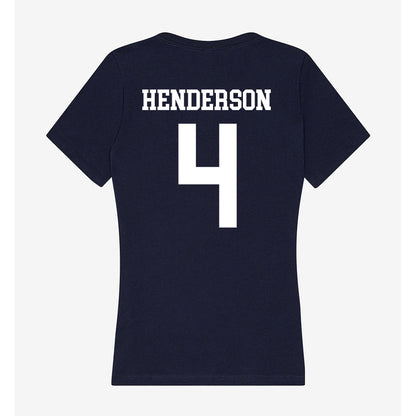 Jackson State - NCAA Football : Tyquan Henderson - Women's V-Neck T-Shirt-1