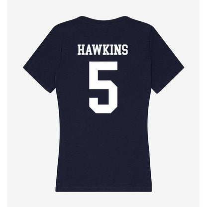 Jackson State - NCAA Football : Shamar Hawkins - Women's V-Neck T-Shirt-1