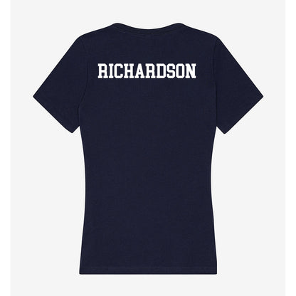 Jackson State - NCAA Women's Track & Field : Artajia Richardson - Women's V-Neck T-Shirt-1