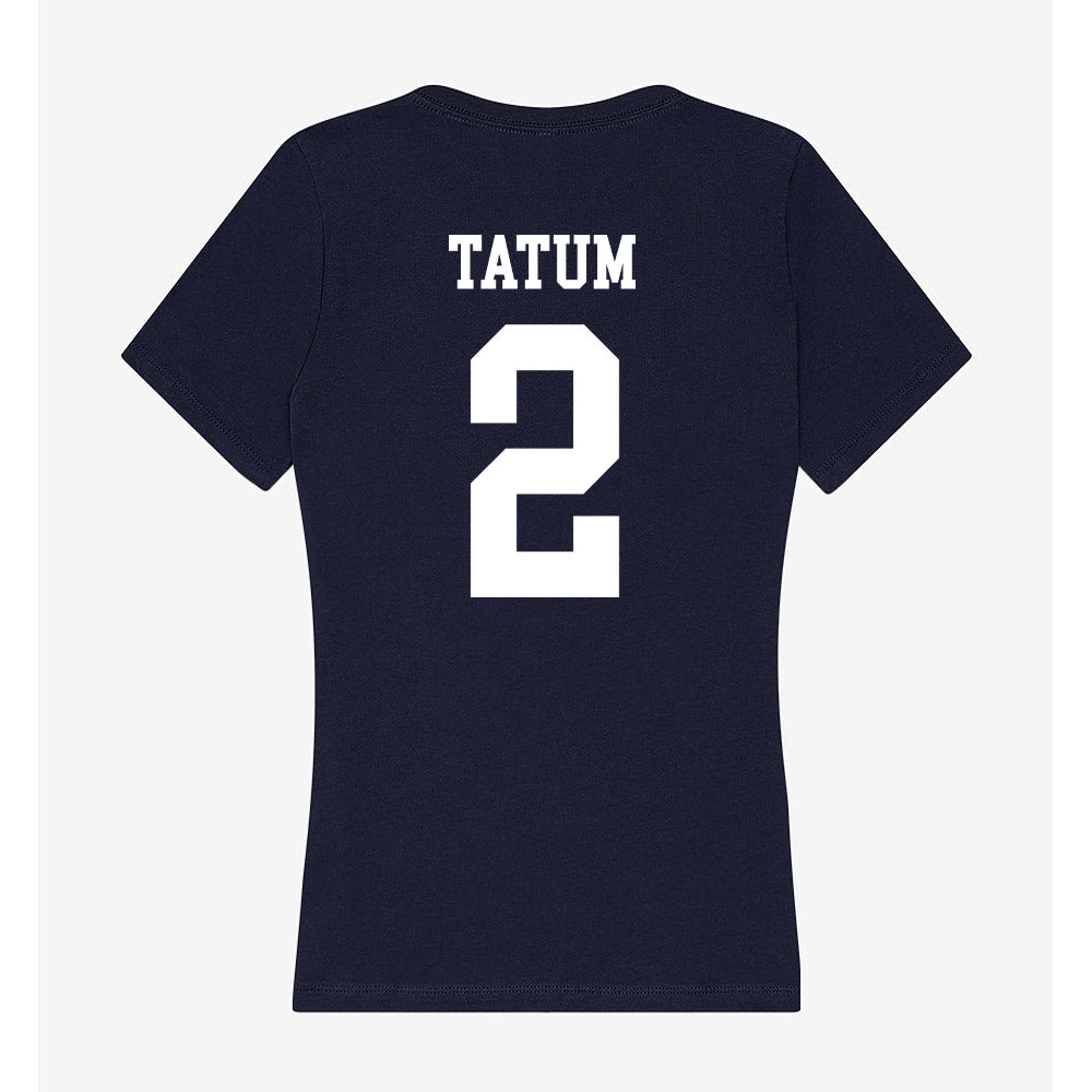 Jackson State - NCAA Men's Basketball : Jalen Tatum - Women's V-Neck T-Shirt-1
