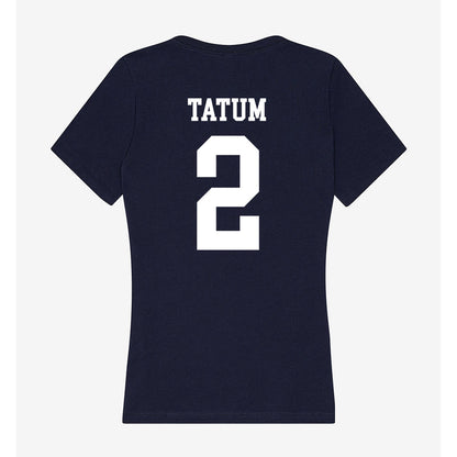 Jackson State - NCAA Men's Basketball : Jalen Tatum - Women's V-Neck T-Shirt-1