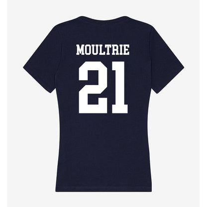 Jackson State - NCAA Football : Desmond Moultrie - Women's V-Neck T-Shirt-1