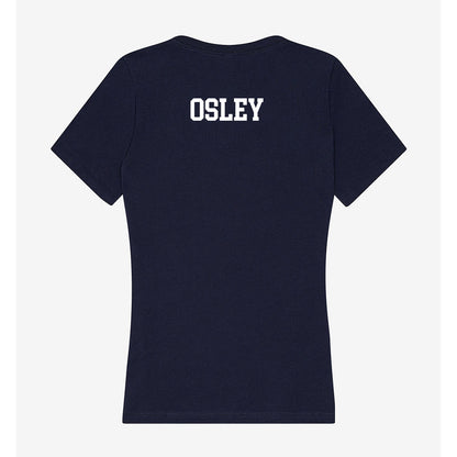 Jackson State - NCAA Women's Track & Field : Tramani Osley - Women's V-Neck T-Shirt-1