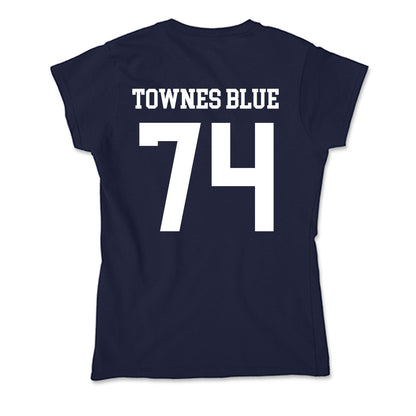 Jackson State - NCAA Football : DAndre Townes Blue - Soft Style Women’s T-Shirt-1