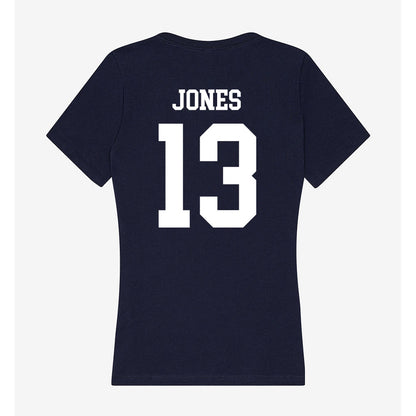Jackson State - NCAA Men's Basketball : Cael Jones - Women's V-Neck T-Shirt-1