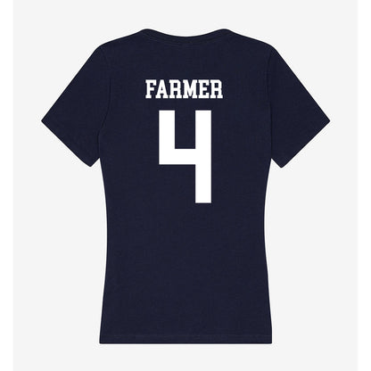 Jackson State - NCAA Women's Soccer : Kianah Farmer - Women's V-Neck T-Shirt-1