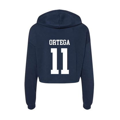 Jackson State - NCAA Women's Soccer : Mia Ortega - Women's Crop Fleece Hoodie-1