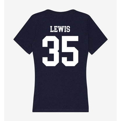 Jackson State - NCAA Baseball : CJ Lewis - Women's V-Neck T-Shirt-1