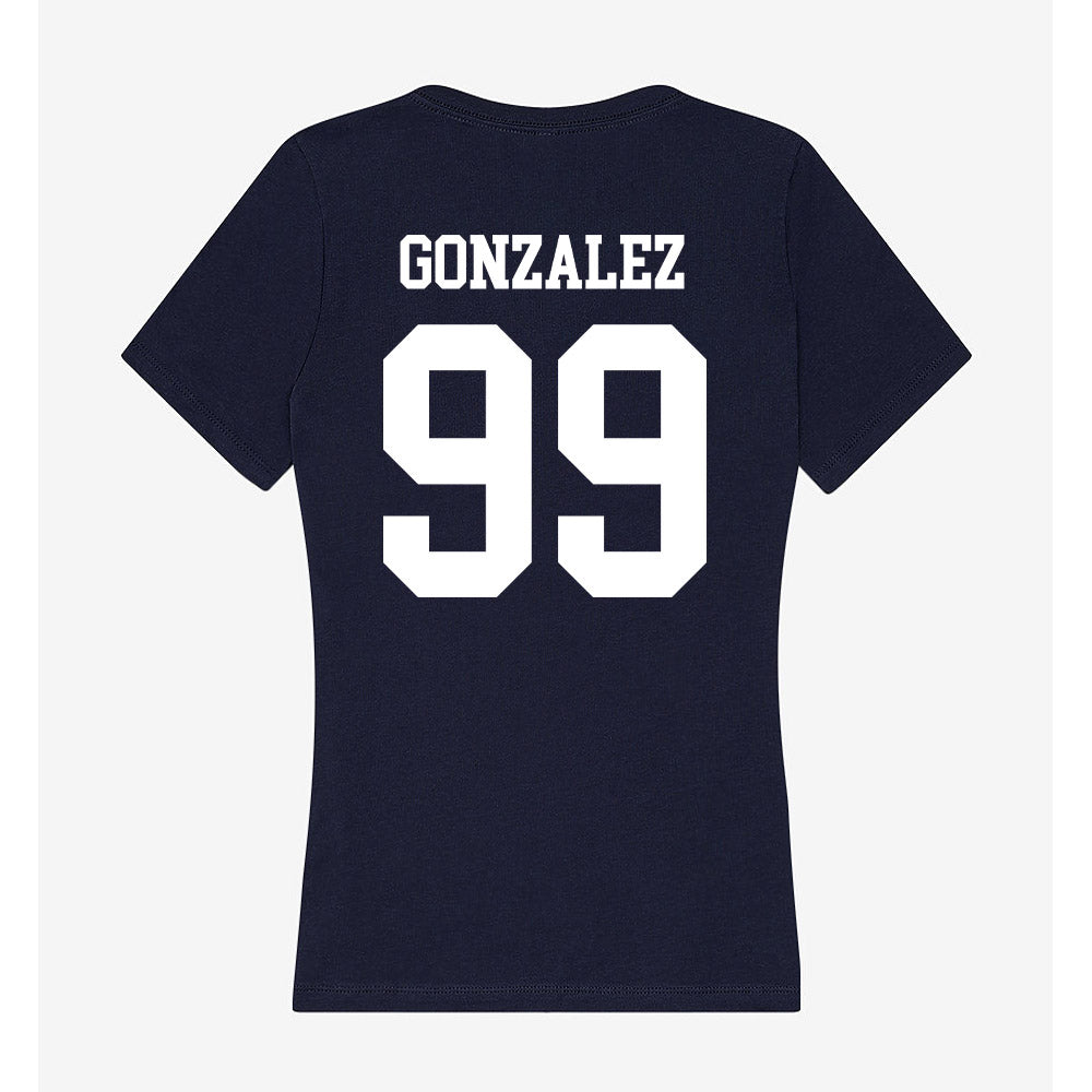 Jackson State - NCAA Softball : Sofia Gonzalez - Women's V-Neck T-Shirt-1