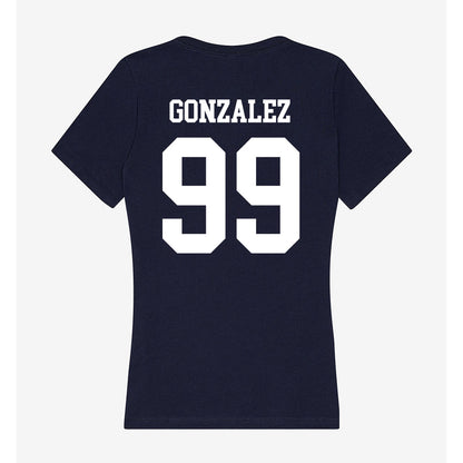 Jackson State - NCAA Softball : Sofia Gonzalez - Women's V-Neck T-Shirt-1