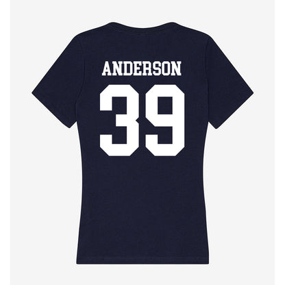 Jackson State - NCAA Football : Noah Anderson - Women's V-Neck T-Shirt-1