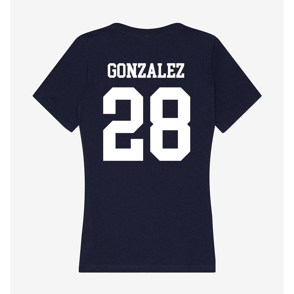 Jackson State - NCAA Baseball : Erick Gonzalez - Women's V-Neck T-Shirt-1