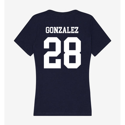Jackson State - NCAA Baseball : Erick Gonzalez - Women's V-Neck T-Shirt-1