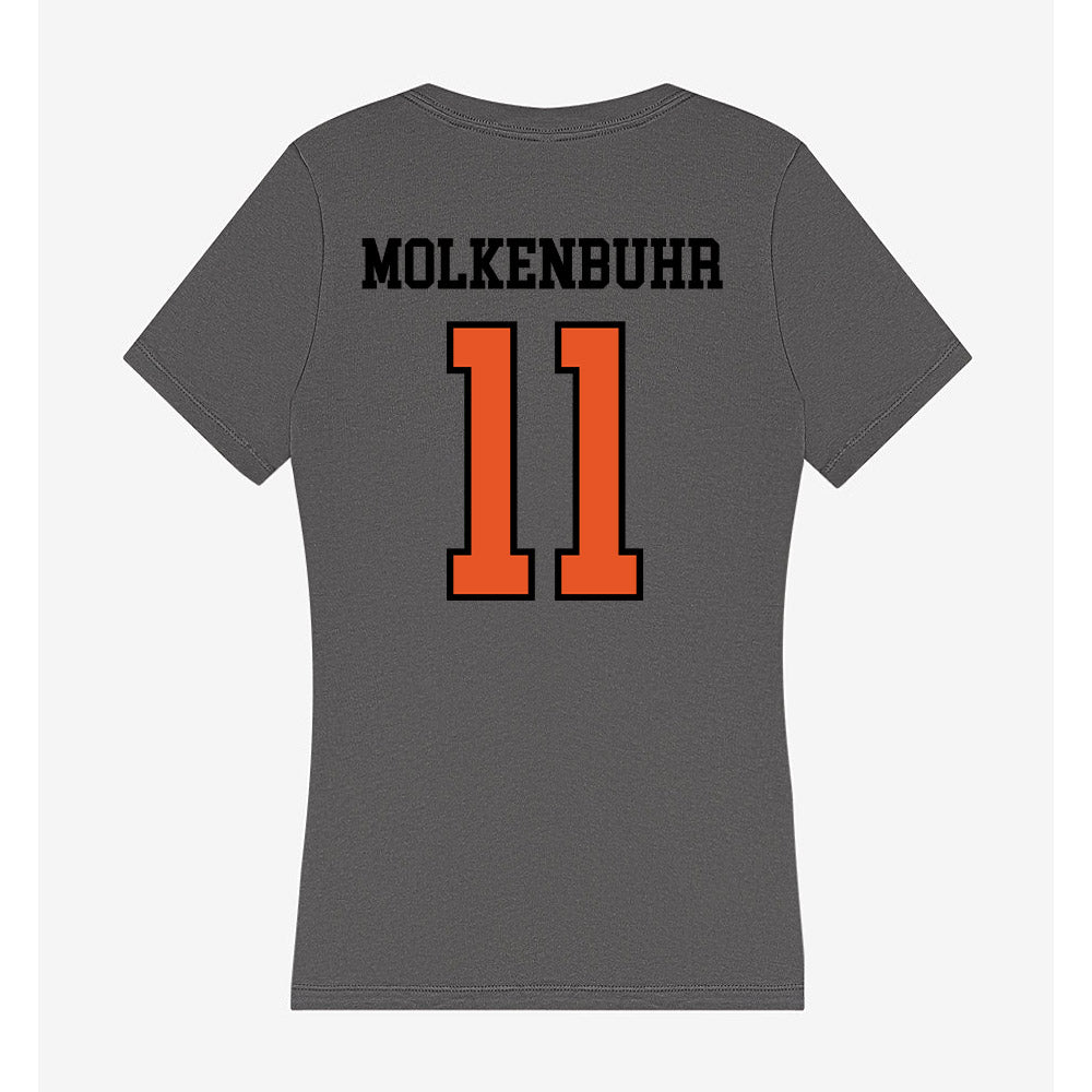 Pacific - NCAA Women's Soccer : Madeline Molkenbuhr - Women's V-Neck T-Shirt-1