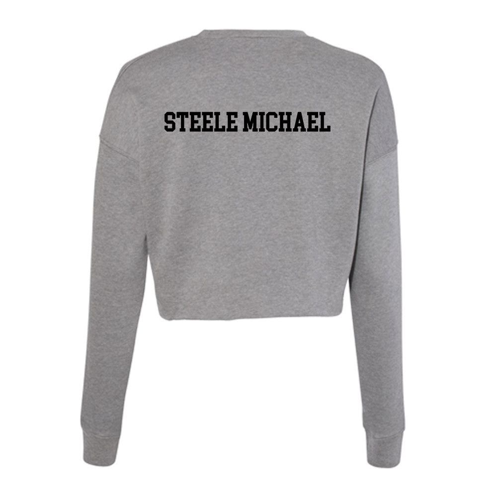 Pacific - NCAA Women's Track & Field : Winisha Steele Michael - Women's Cropped Crew Fleece-1