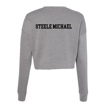 Pacific - NCAA Women's Track & Field : Winisha Steele Michael - Women's Cropped Crew Fleece-1