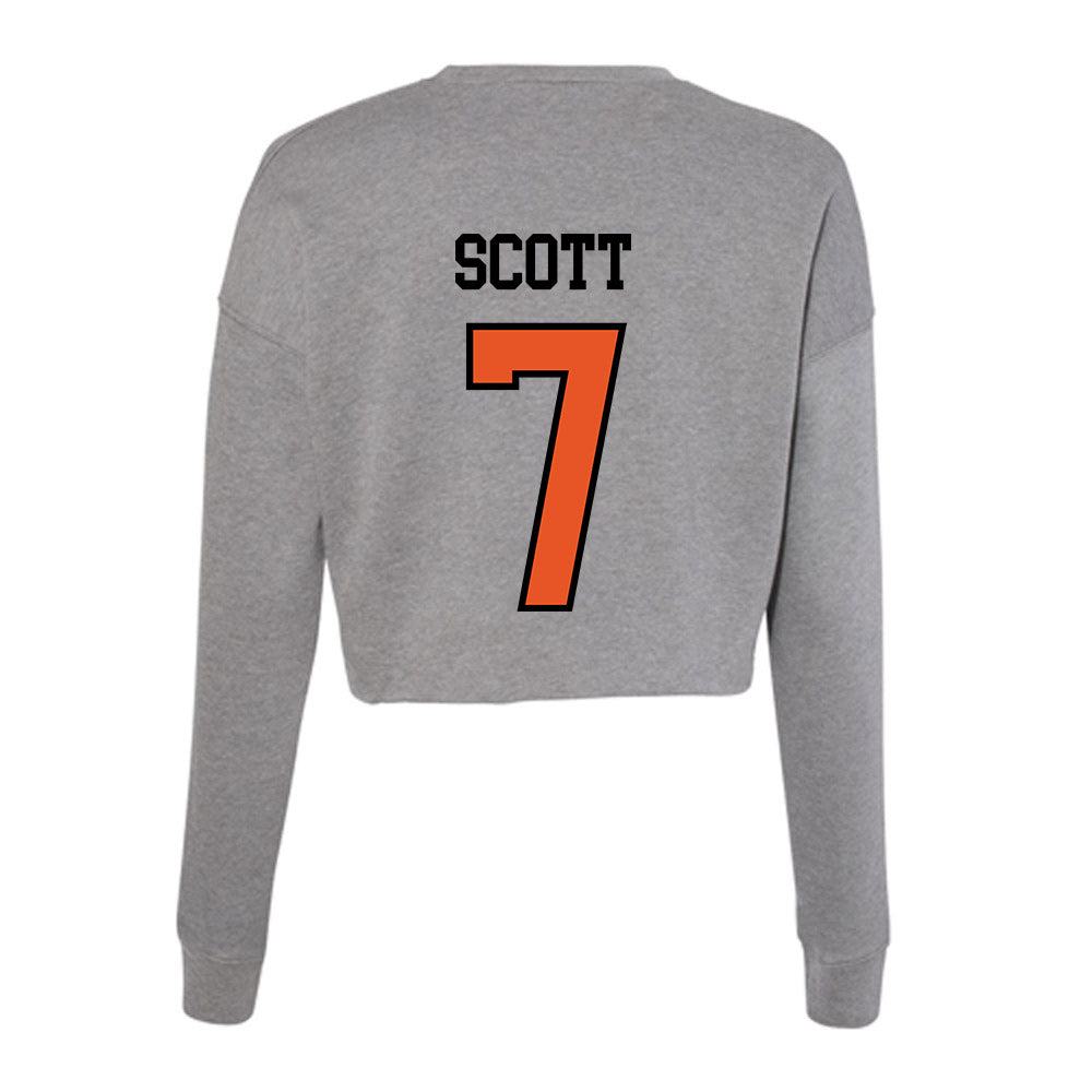 Pacific - NCAA Softball : Jayleen Scott - Women's Cropped Crew Fleece-1