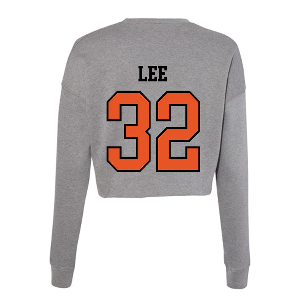 Pacific - NCAA Softball : Asia Lee - Women's Cropped Crew Fleece-1