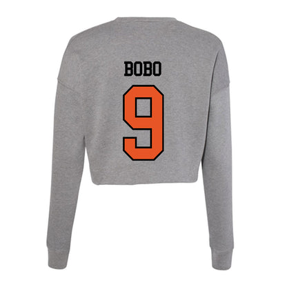 Pacific - NCAA Baseball : John-Howard Bobo - Women's Cropped Crew Fleece-1