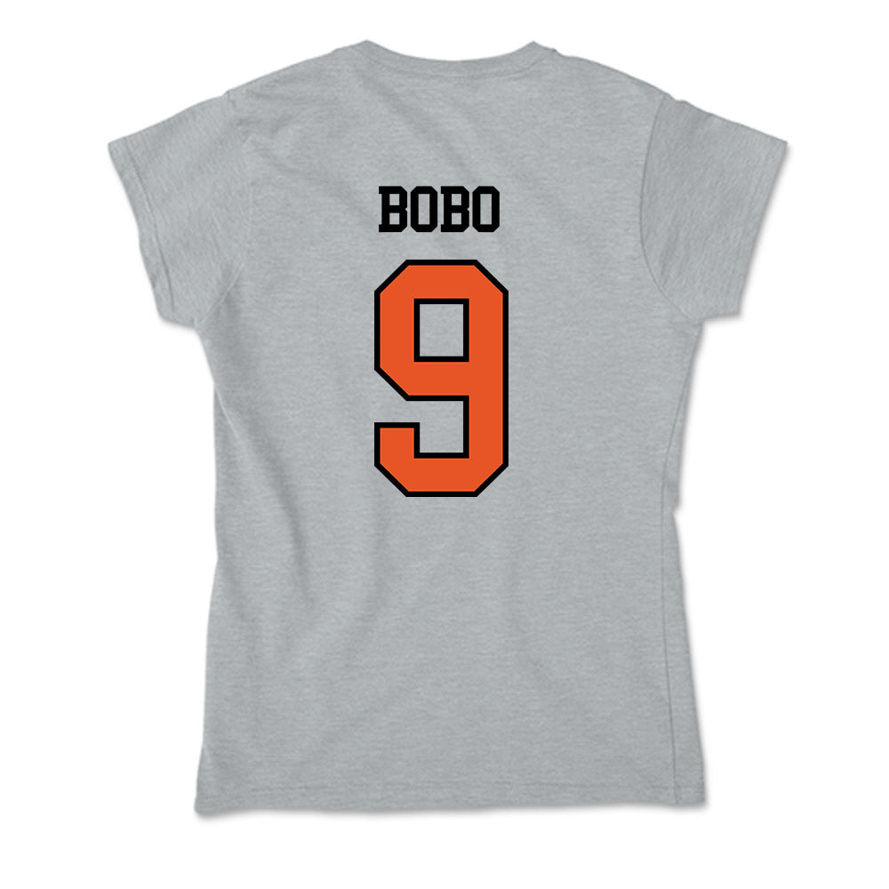 Pacific - NCAA Baseball : John-Howard Bobo - Soft Style Women’s T-Shirt-1